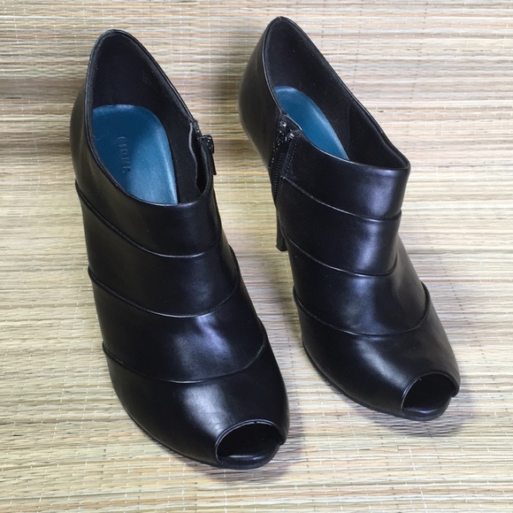 Fioni Faux Leather Peep Toes shoes - size 10 - Picture 3 of 11